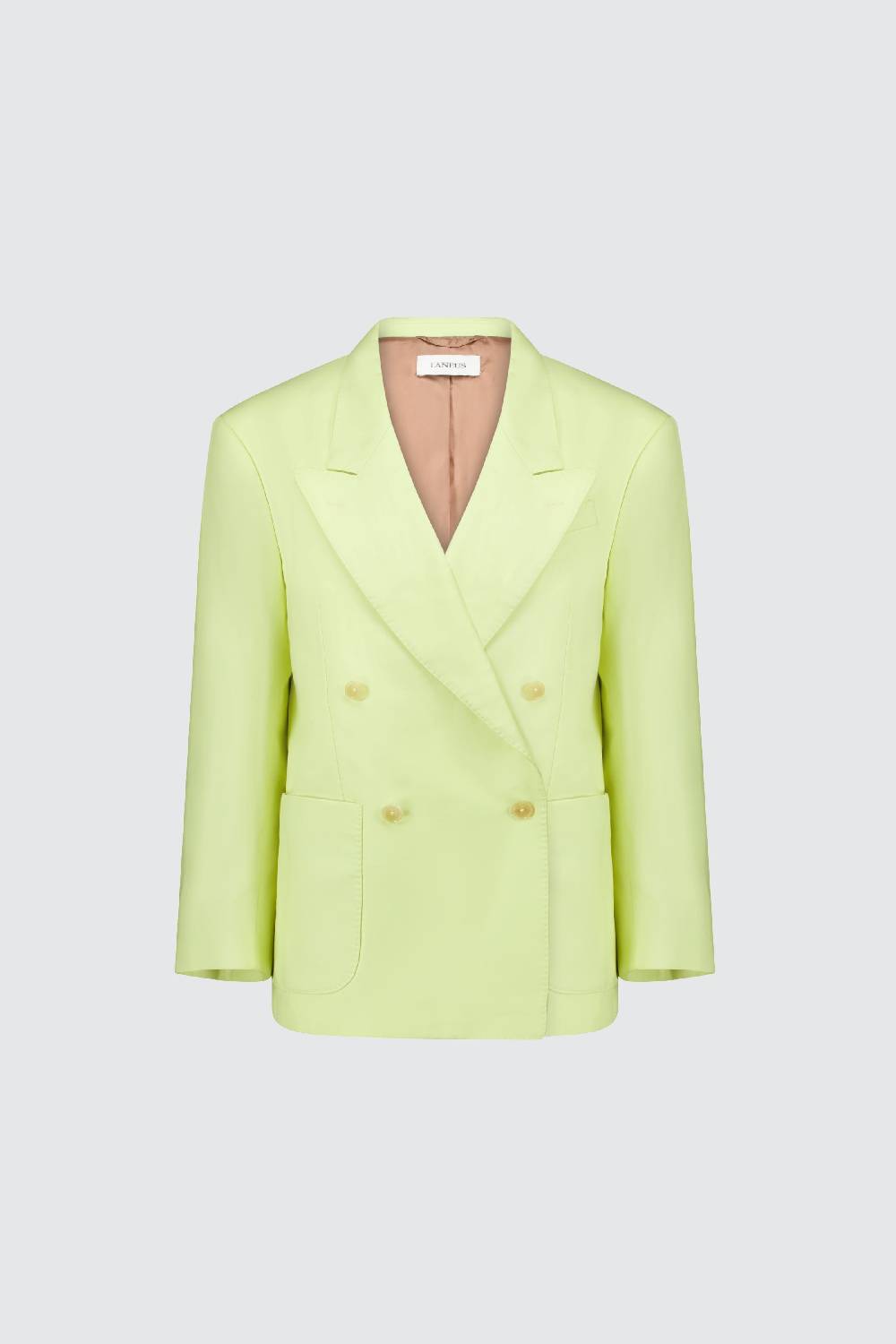 ﻿Laneus Laneus blazer yellow regular doppio petto Sconto