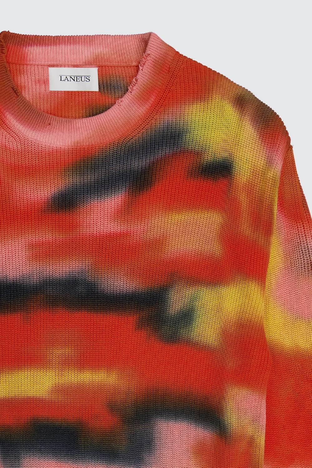 Laneus Laneus maglione cropped effetto tie dye Nuova