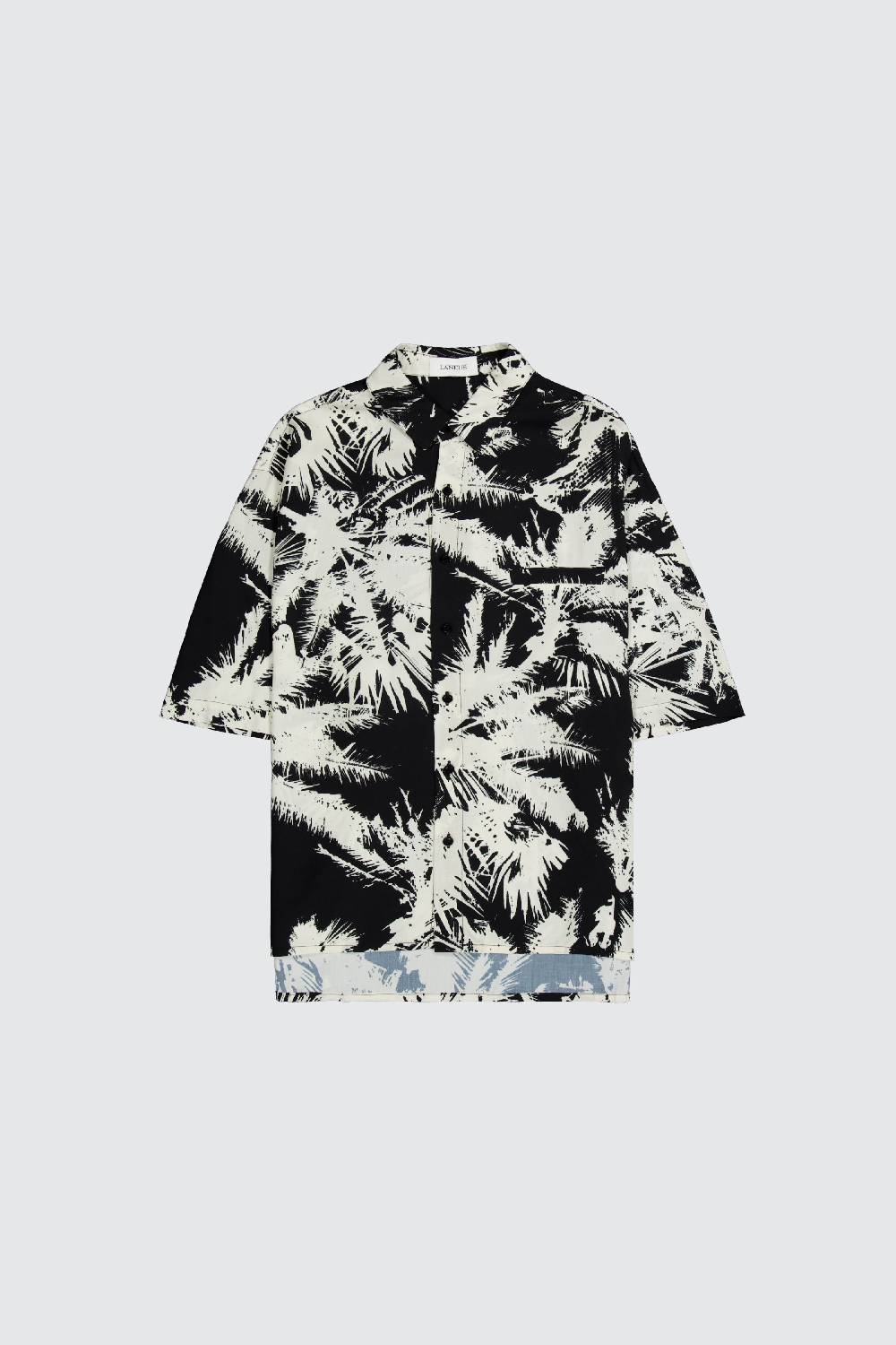 Laneus Laneus camicia palm print Moda