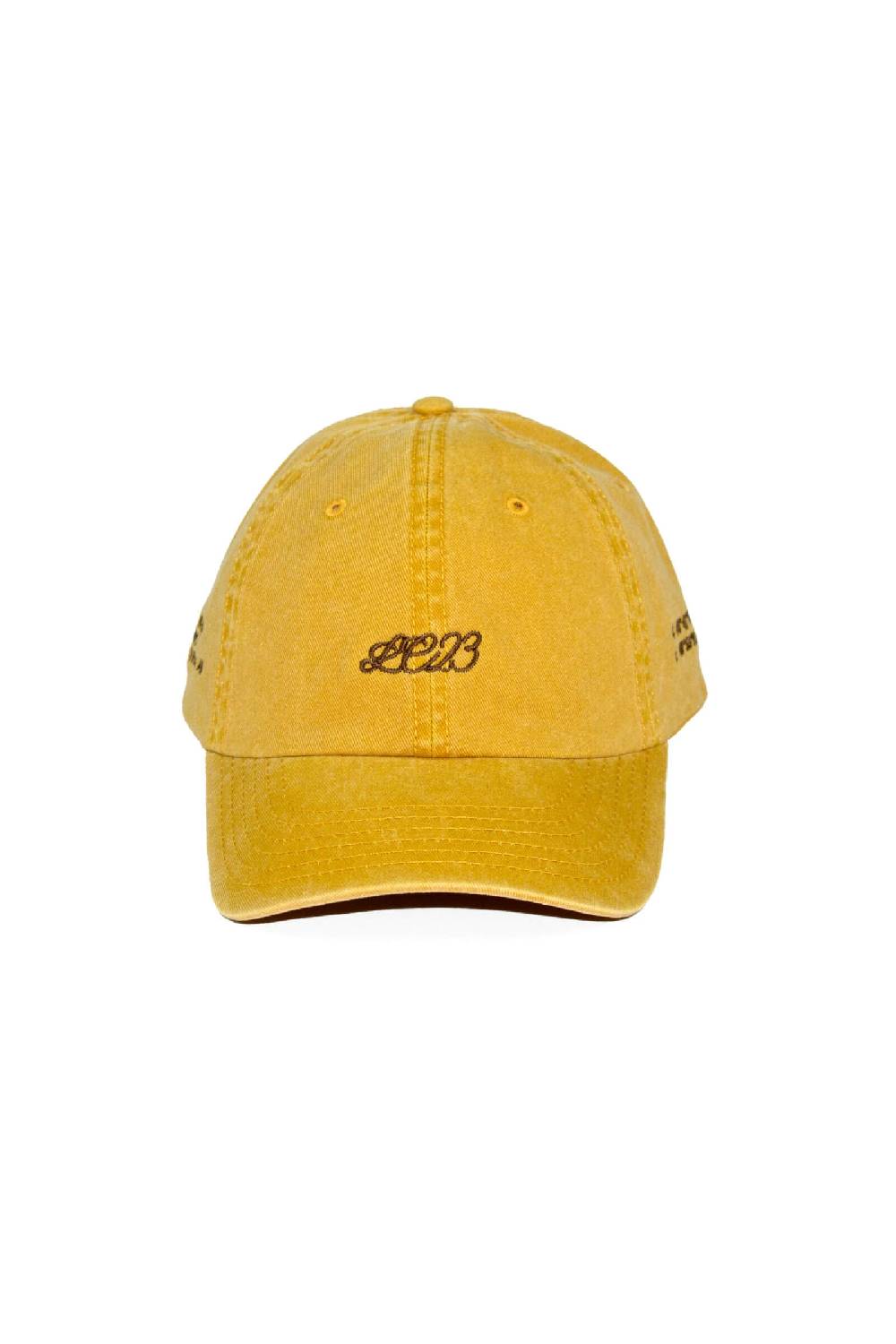 Lc23 Baseball Cap Washed Yellow Economico