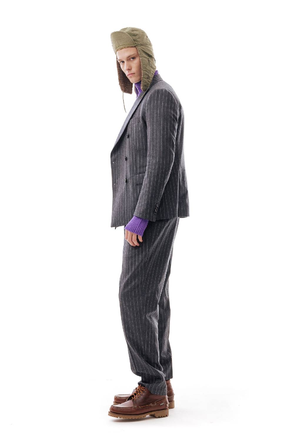 Lc23 Gessato Grey Blazer Presa