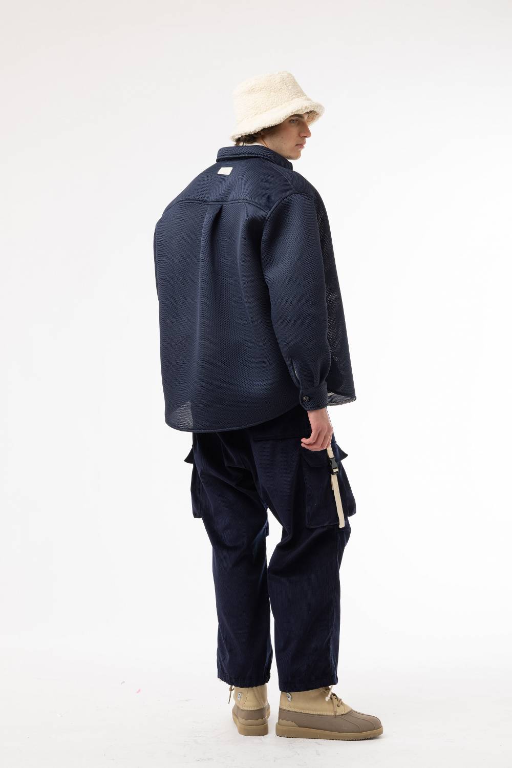 Lc23 Corduroy Cargo Pants Navy In Saldo