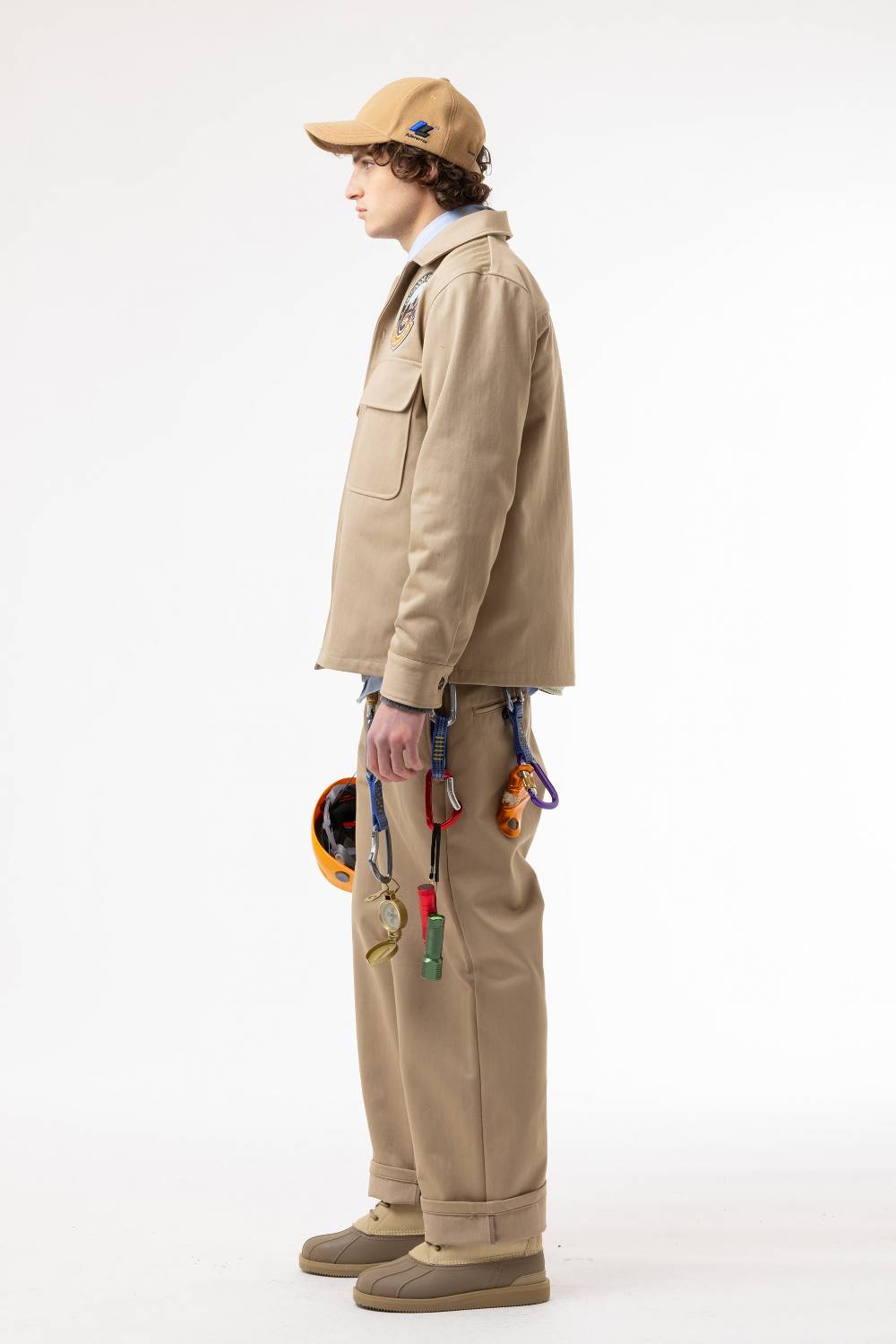 Lc23 Patch Canvas Overshirt Beige Italia