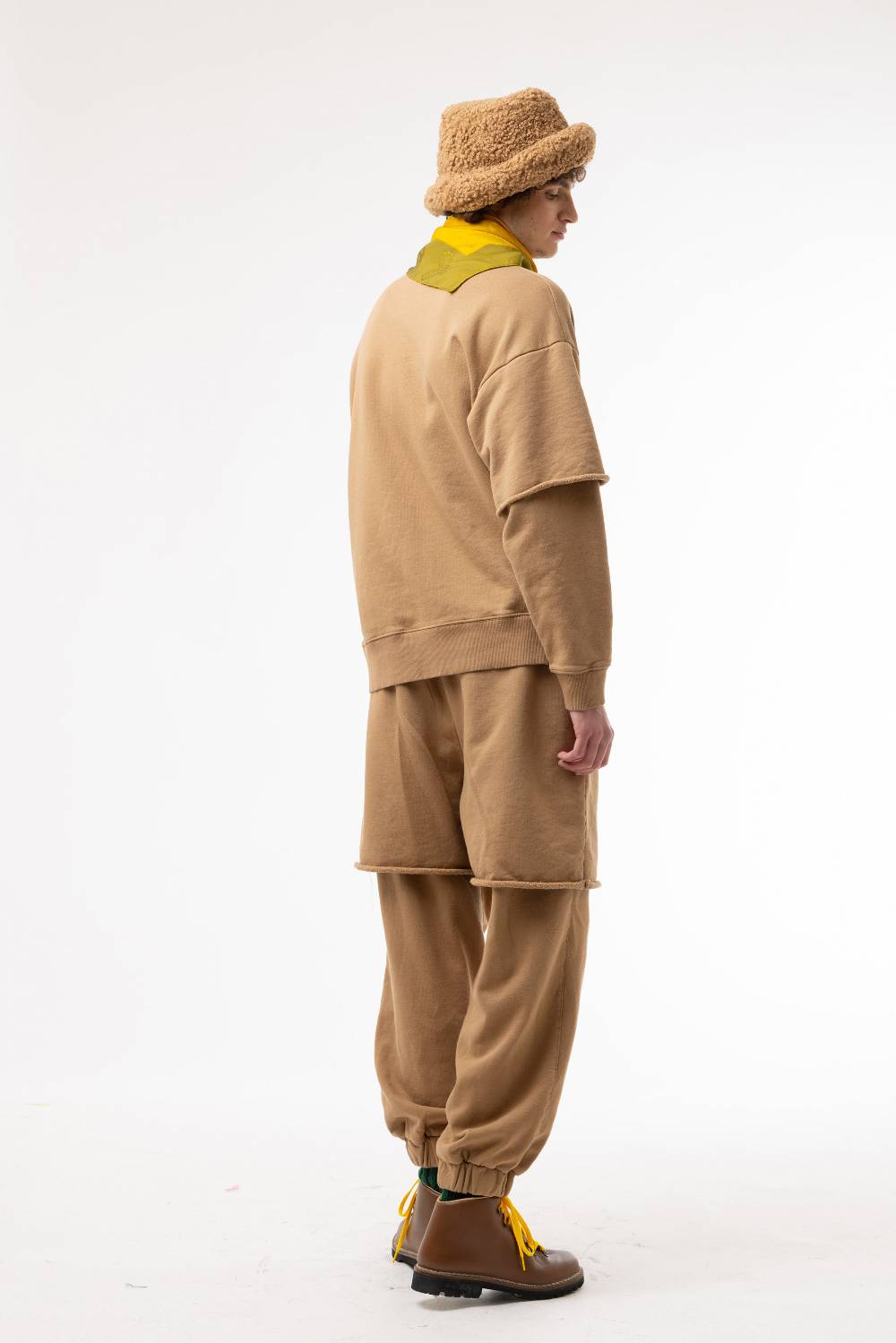 Lc23 Double Sweatshirt Camel Negozio