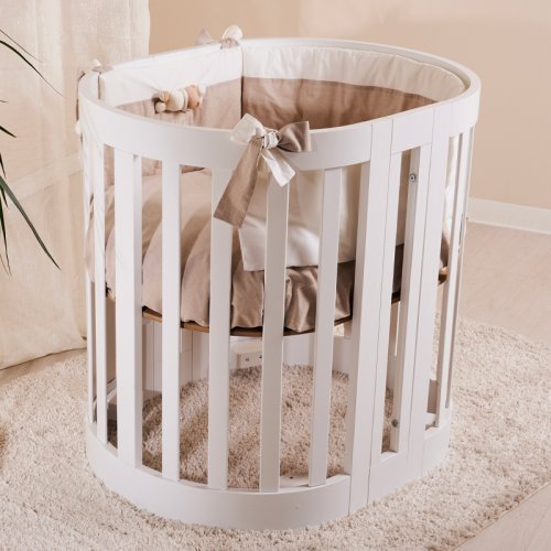 Nanán Culla ovale con kit trasformazione in lettino ed in poltroncine Promozione Limitata