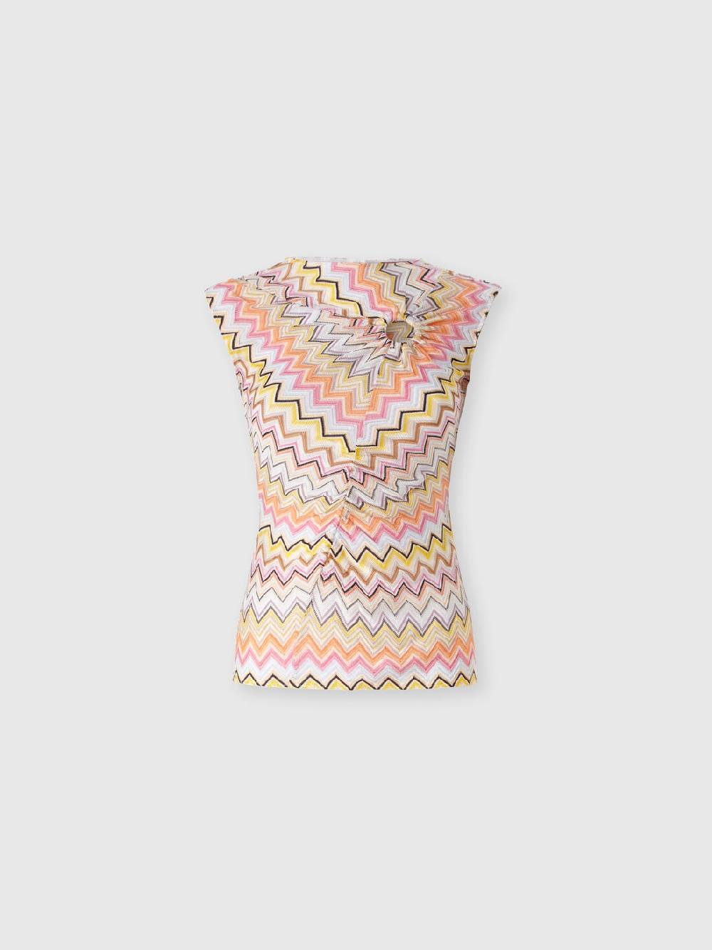 M Missoni Top senza maniche con scollatura arricciata Negozio