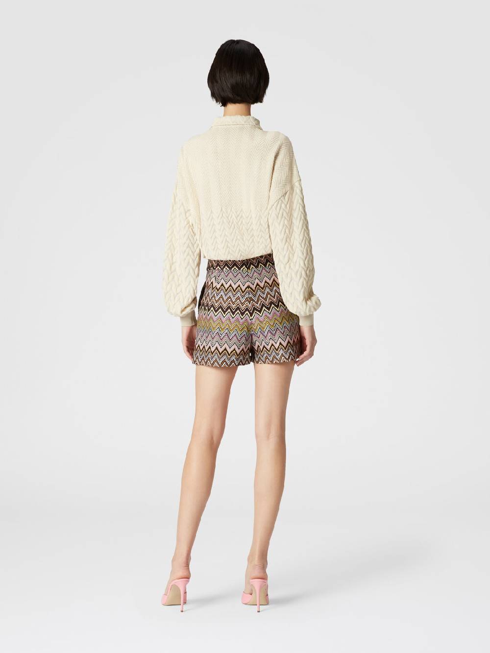 M Missoni Shorts in viscosa zig zag Moda