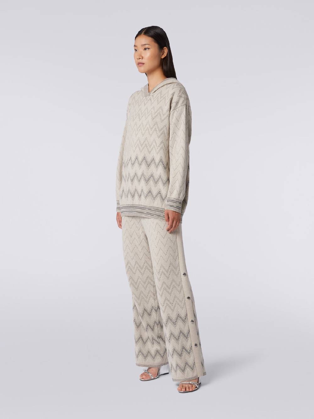 M Missoni Pullover in misto lana zig zag con lurex I Più Venduti