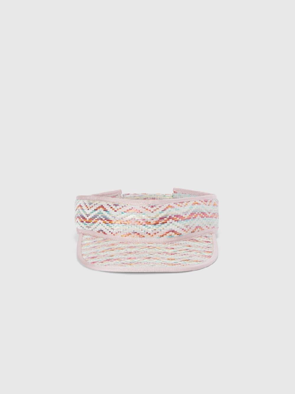 M Missoni Cappello con visiera in viscosa e cotone chevron Acquista Ora