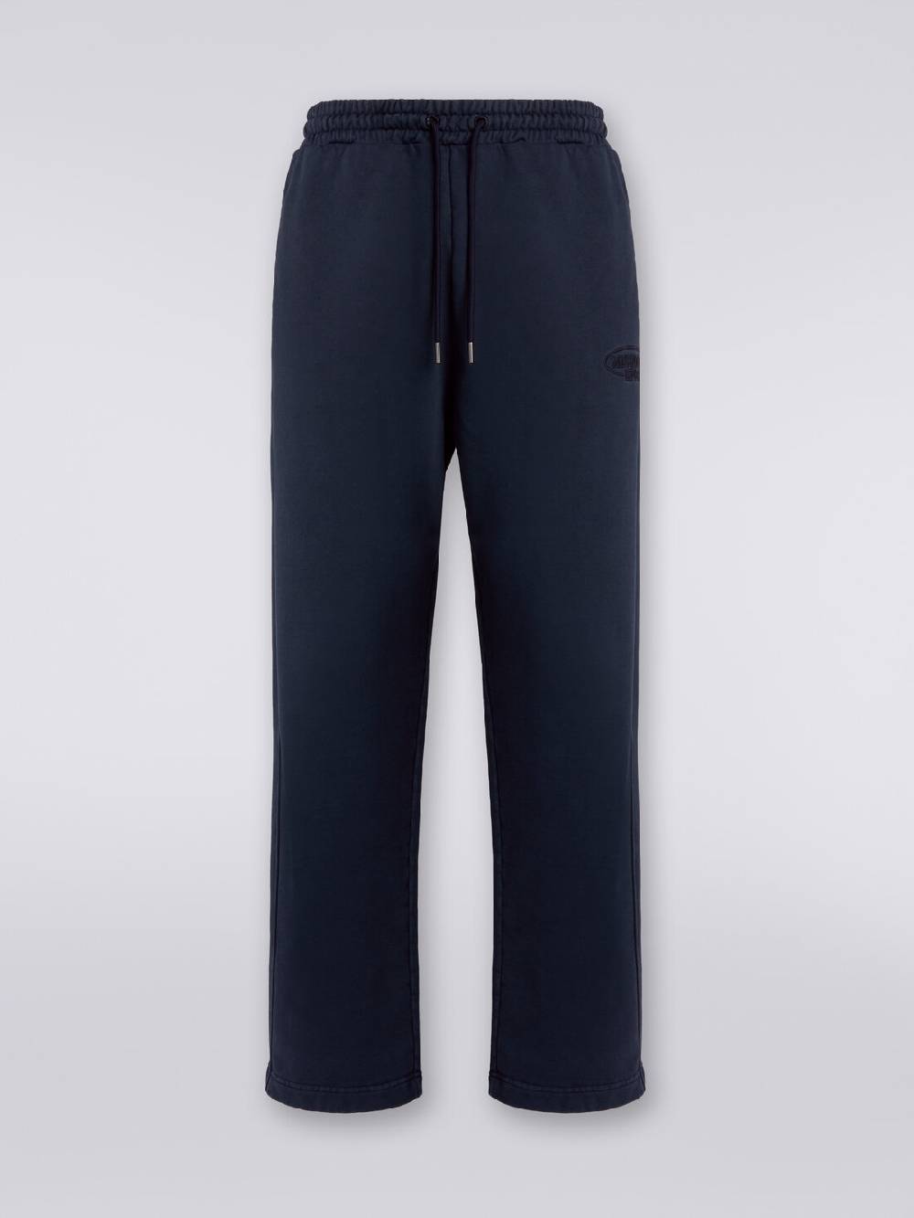 M Missoni Pantaloni in felpa di cotone con logo 2025