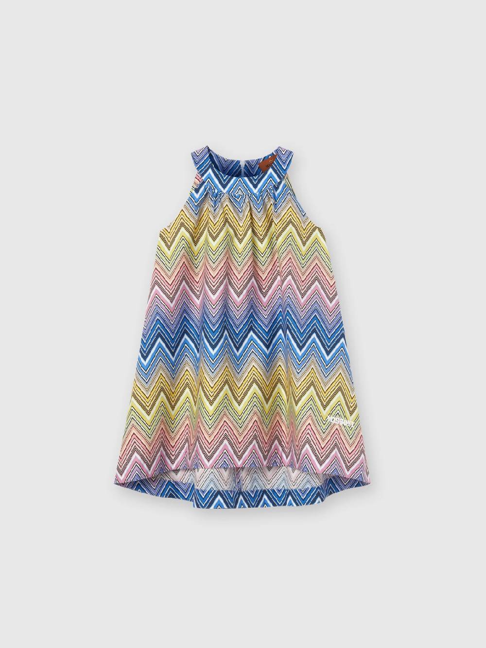 M Missoni Abito in cotone chevron Qualità Garantita