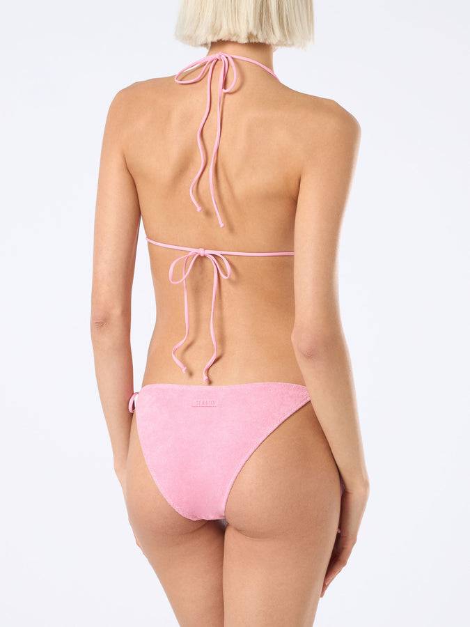 Mc2 Saint Barth Bikini da donna a triangolo rosa in spugna Leah Virgo Italy