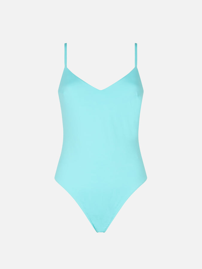 Mc2 Saint Barth Costume intero da donna verde acqua Offerte