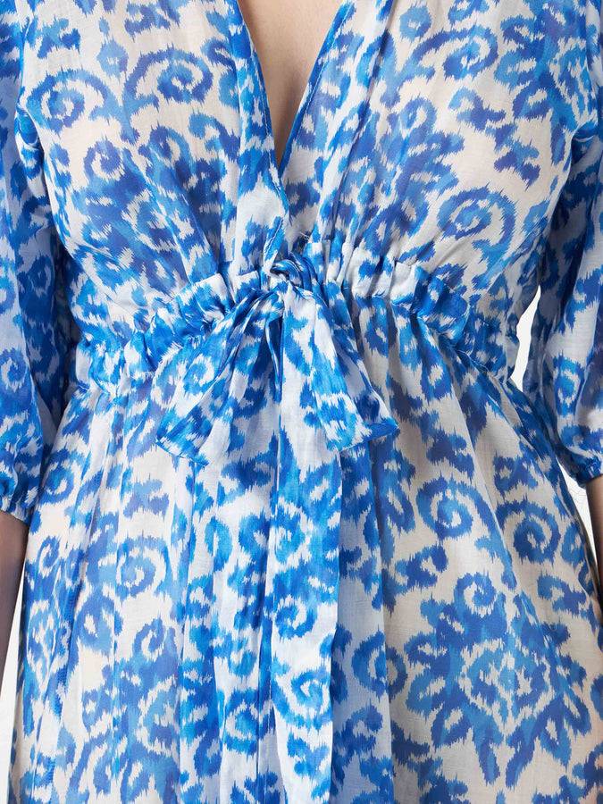 Mc2 Saint Barth Abito lungo da spiaggia in cotone e seta Moda