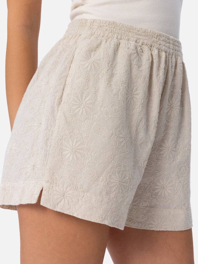 Mc2 Saint Barth Pantaloncini da donna pull up in cotone Sangallo Meave Promozione Limitata