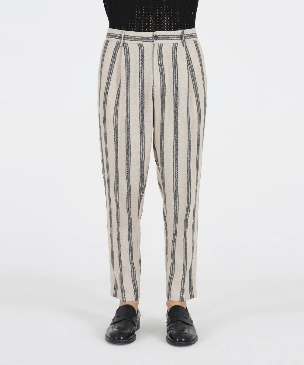 Over D PANTALONE TAPERED FIT 1 PINCE In Vendita