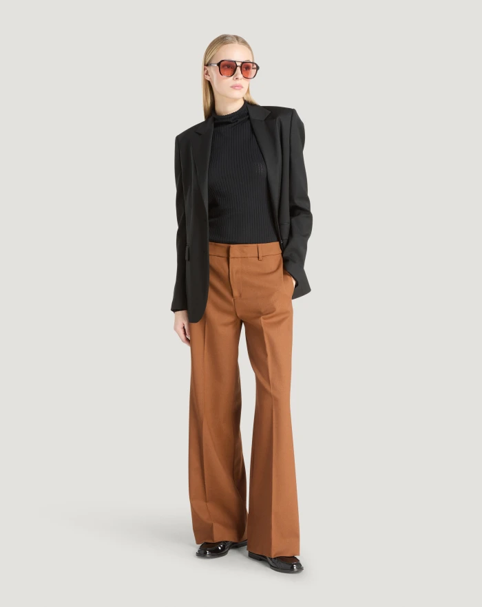 Pantaloni Torino Pantaloni Lorenza in lana stretch Promozione