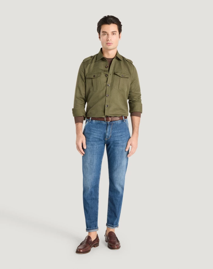 Pantaloni Torino Jeans Indie in denim soft touch Sottocosto