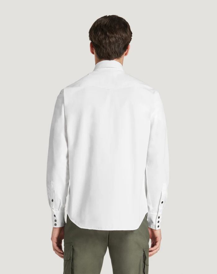 Pantaloni Torino Camicia in gabardina di cotone Nuova