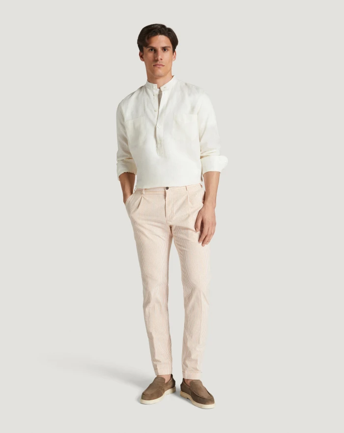 Pantaloni Torino Camicia in lino Nuovo