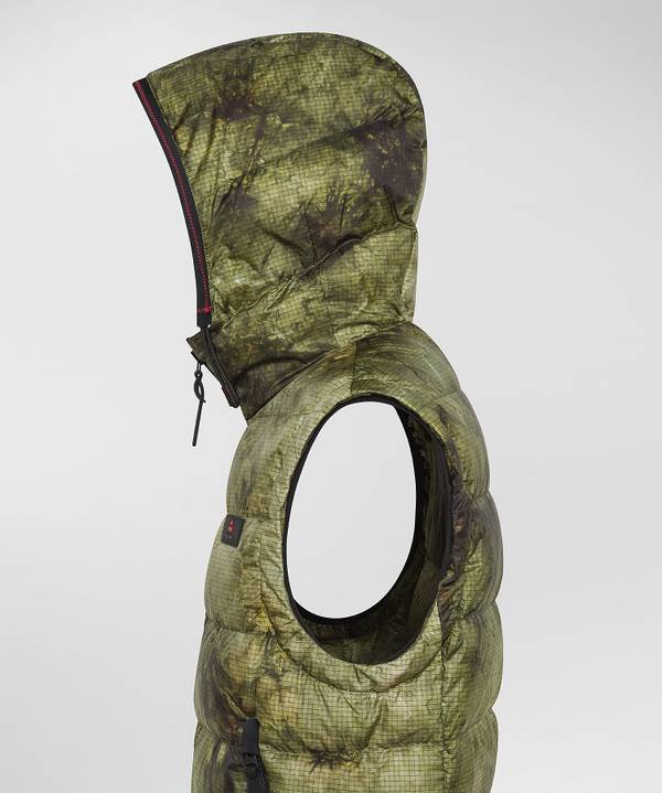 Peuterey Gilet Tie-Dye In Nylon Ripstop Saldi Di Fabbrica