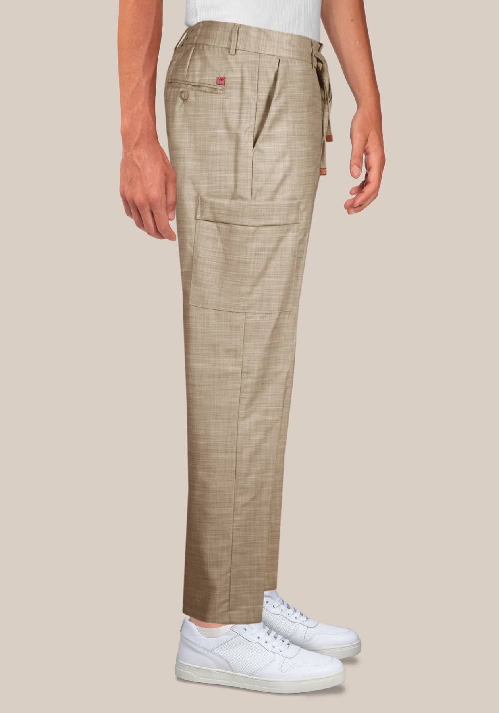 Primo Emporio Pantalone cotone con tascone laterale In Vendita