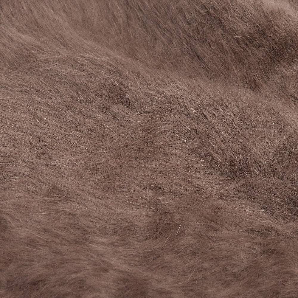 Reinhard Plank CUFFIA ANGORA TAUPE Consegna Veloce