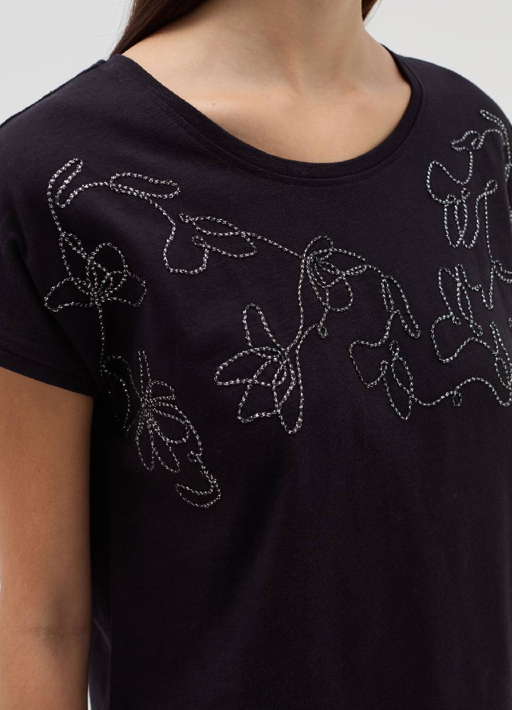 OVS T-shirt con ricamo floreale Acquista Ora