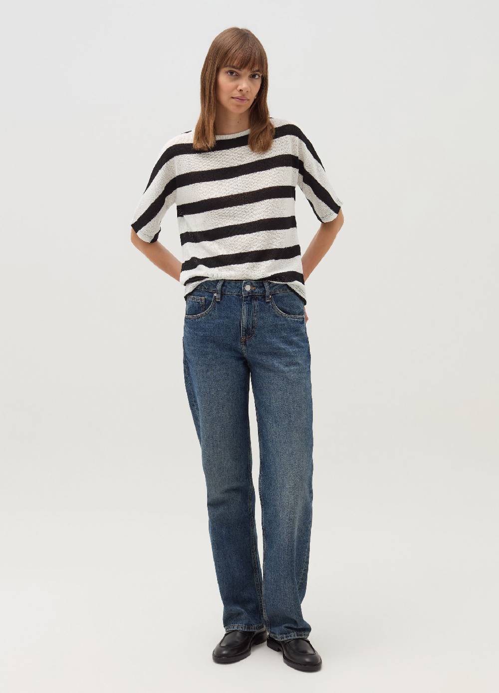 OVS T-shirt a righe con maniche al gomito Soddisfazione Garantita