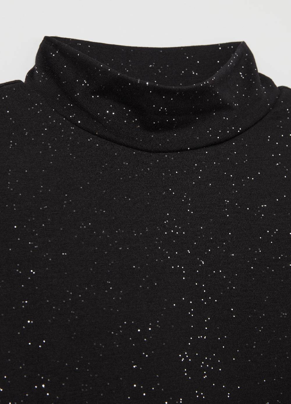 B. ANGEL T-shirt mock neck con maniche lunghe Pezzi Unici