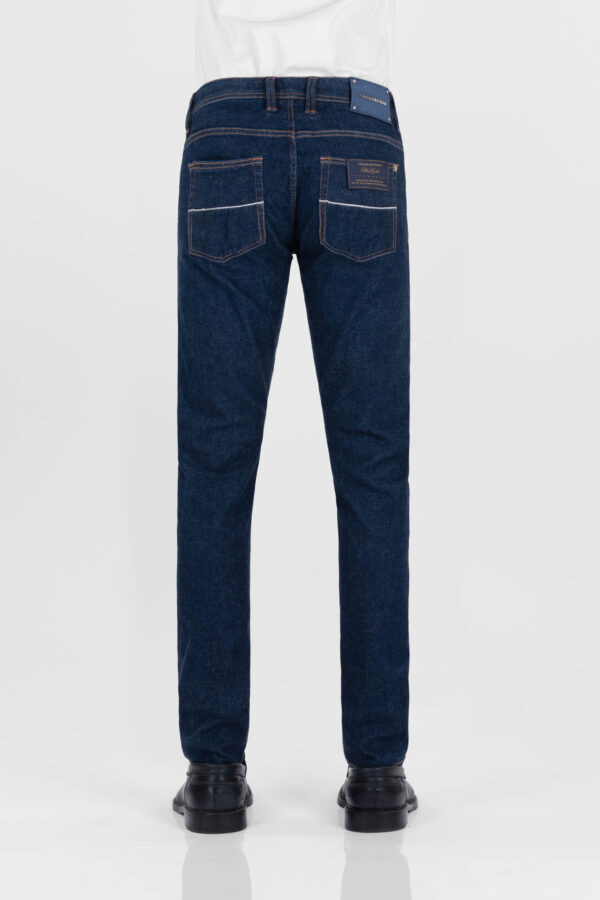 Sartoria Tramarossa JEANS LEONARDO BUTTONS REGULAR BLUE GOLD IN DENIM BLU SCURO Hotsell