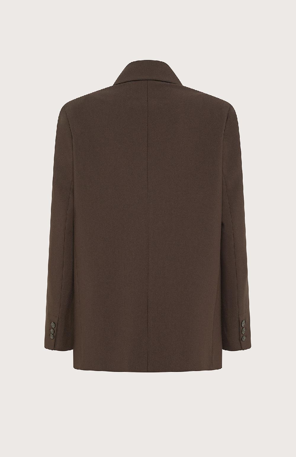 Seventy Giacca doppiopetto in poly stretch - Col. Marrone In Saldo