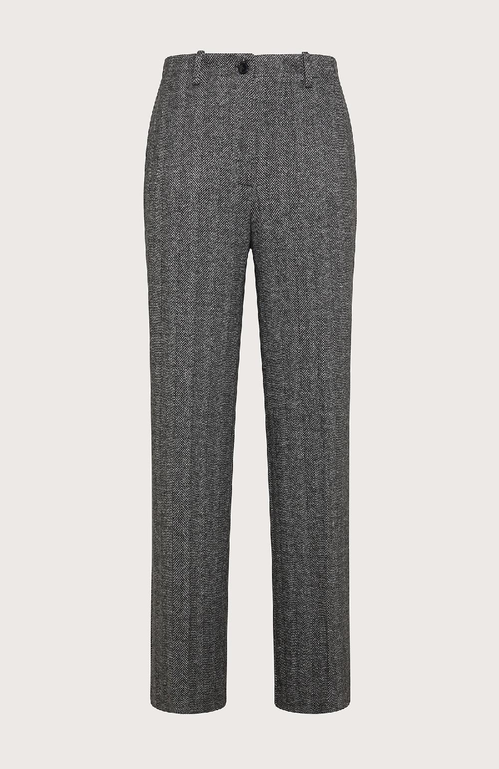 Seventy Pantalone lungo relax fit in maglia - Col. Grigio
