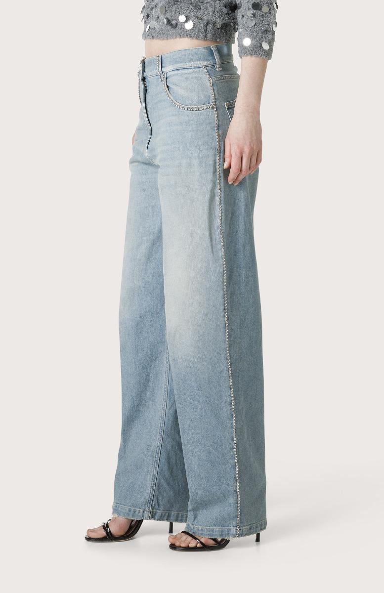 Seventy Jeans denim con ricami strass - Col. Blu Negozio