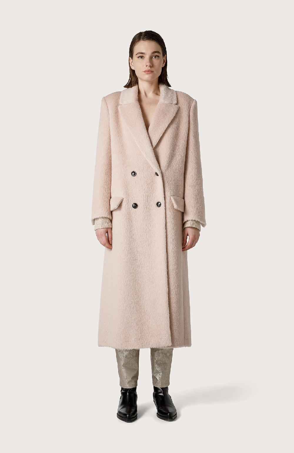 Seventy Cappotto doppio petto in misto alpaca - Col. Rosa Qualità Garantita