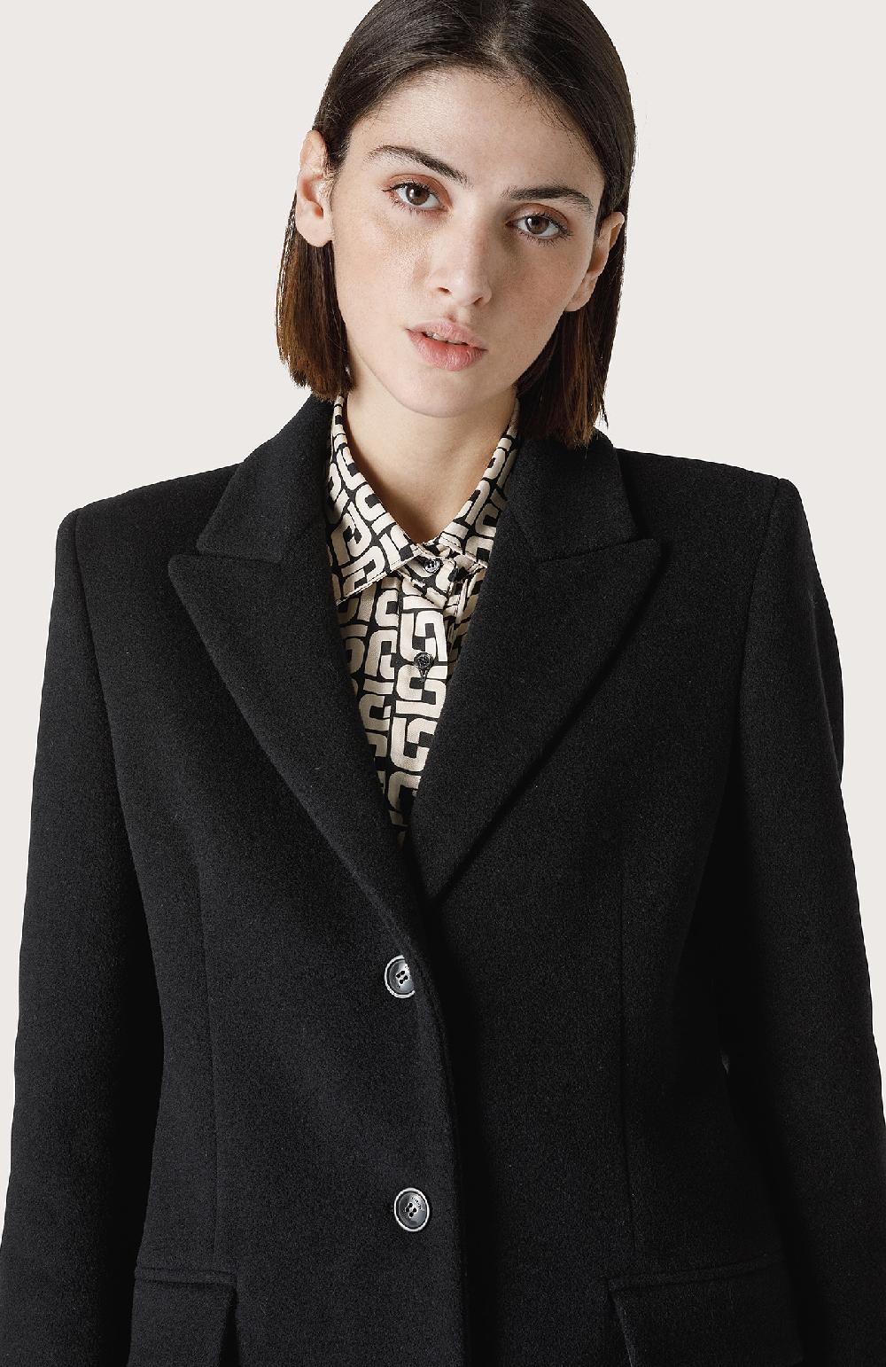Seventy Cappotto a tre bottoni - Col. Nero Fino Al -60%