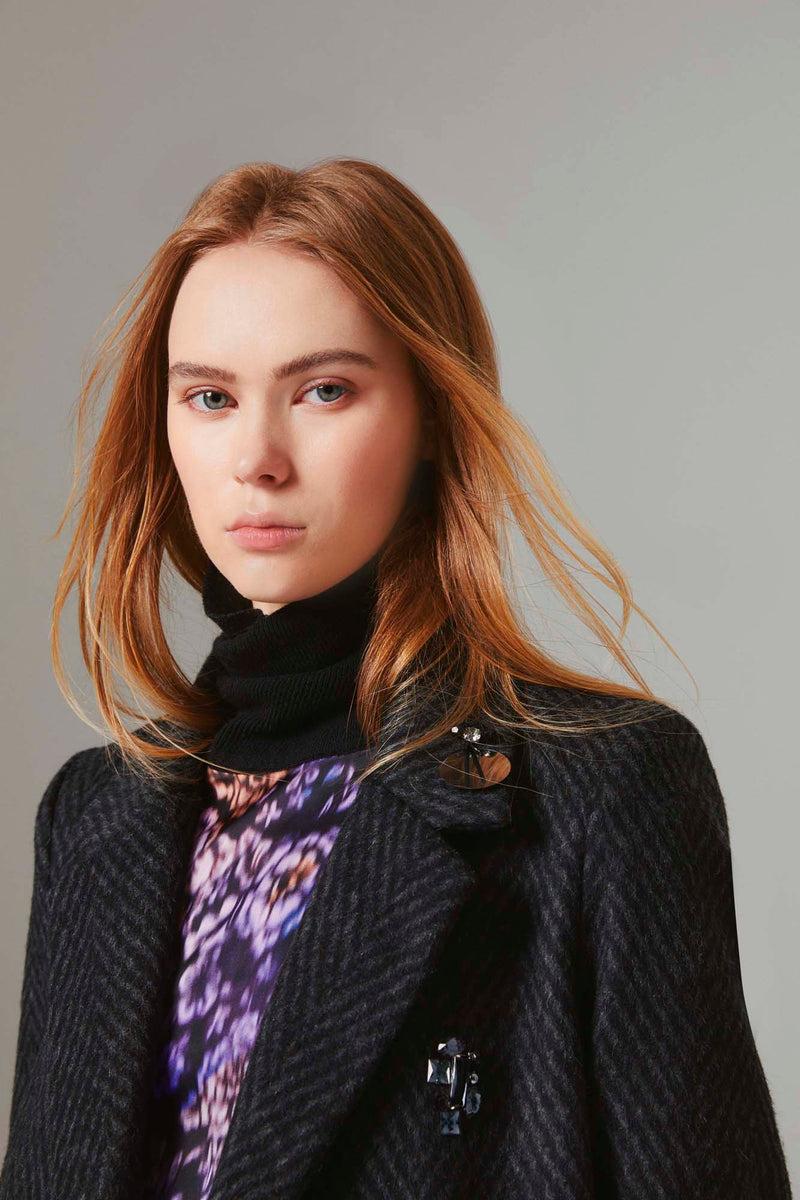 Shirtaporter CAPPOTTO MONOPT CON RICAMI Vendita
