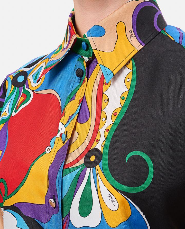 Emilio Pucci CAMICIA IN SETA MULTICOLORE Convenienza