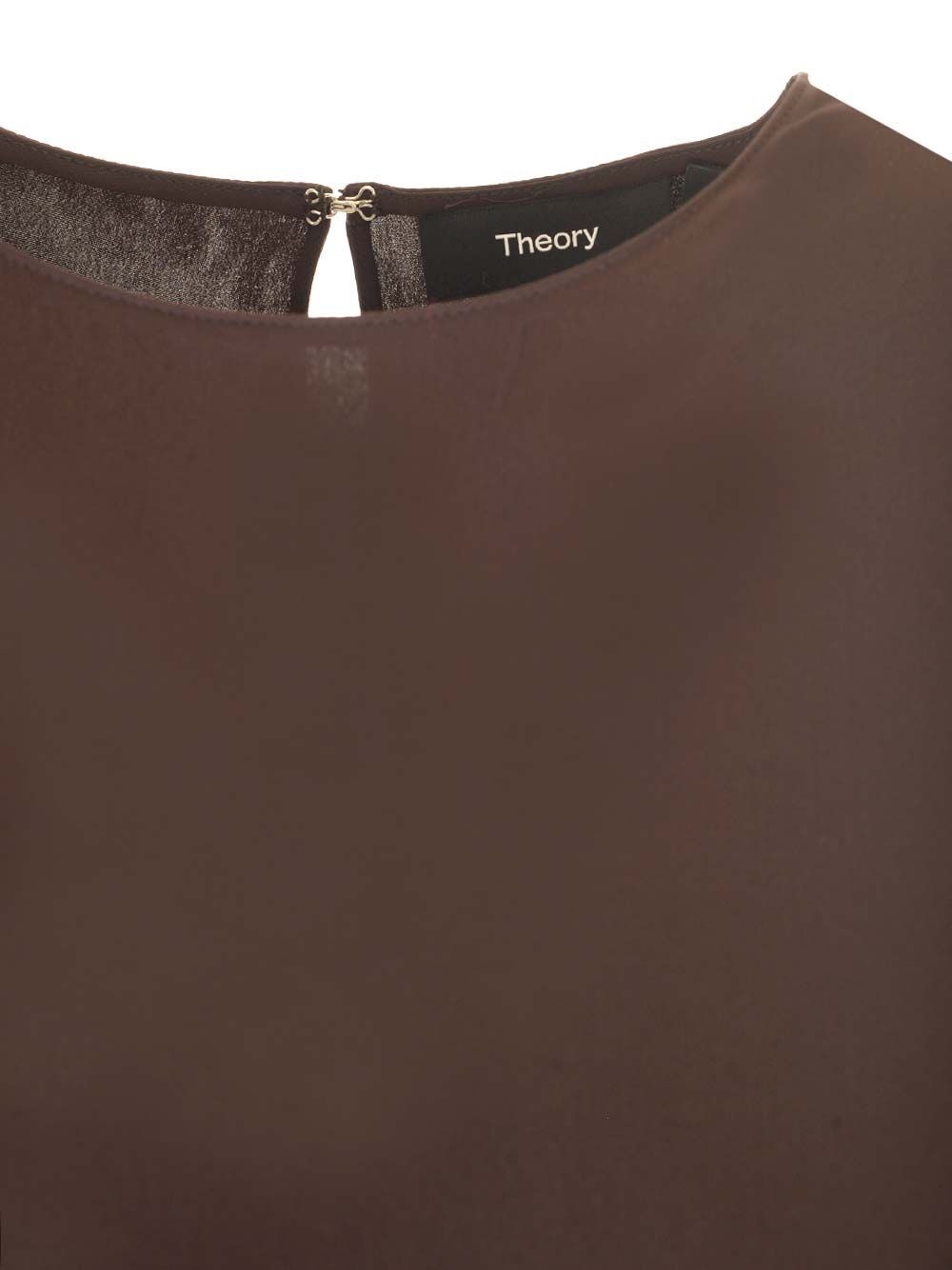 Al Duca D'Aosta Theory Top smanicato in seta Online